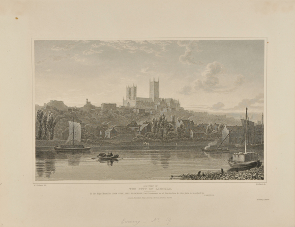 SOUTHWEST VIEW OF THE CITY OF LINCOLN