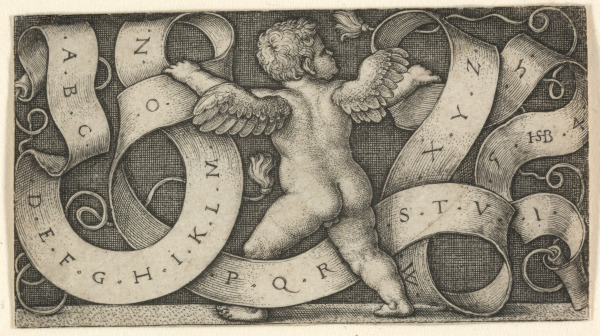 Putto with the Alphabet