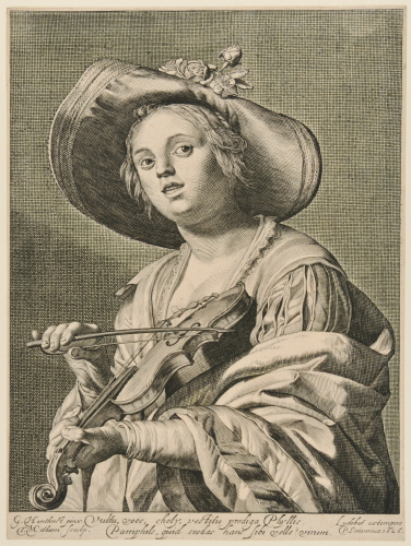 Woman Playing the Violin