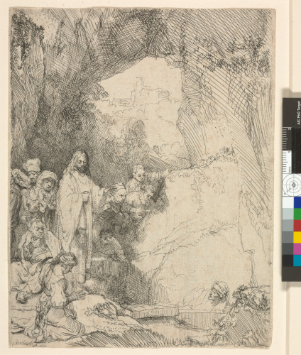 THE RAISING OF LAZARUS: SMALL PLATE