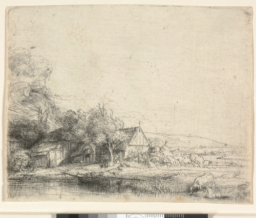 The Landscape with the Cow Drinking