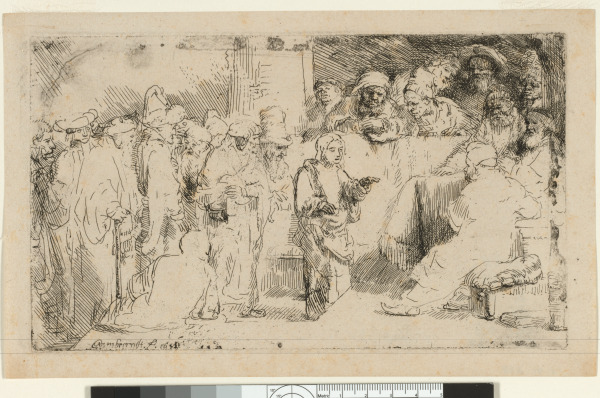 CHRIST DISPUTING WITH THE DOCTORS: A SKETCH