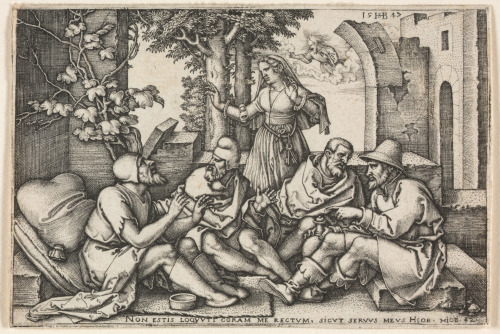 JOB CONVERSING WITH HIS FRIENDS