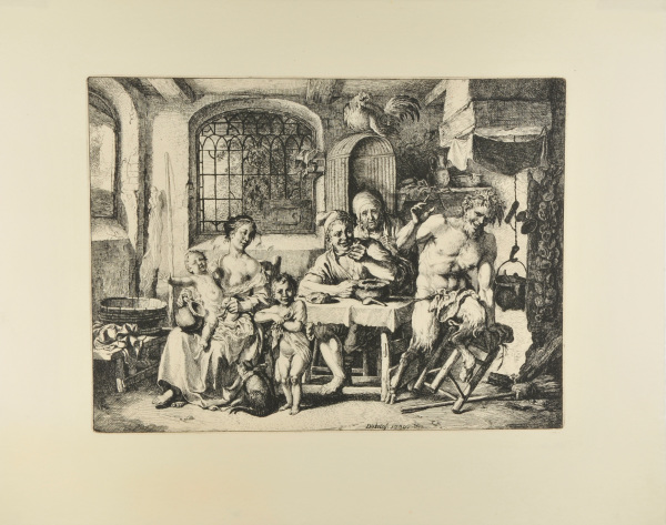 SATYR IN THE PEASANT'S HOUSE