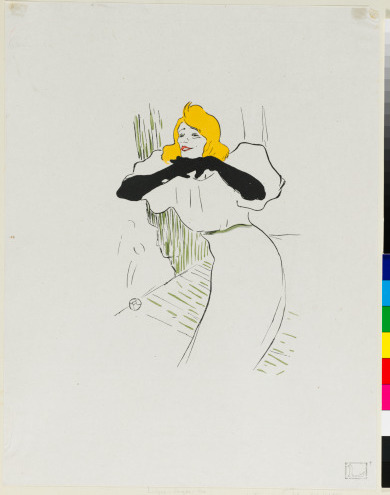 YVETTE GUILBERT SINGING LINGER-LONGER-LOO