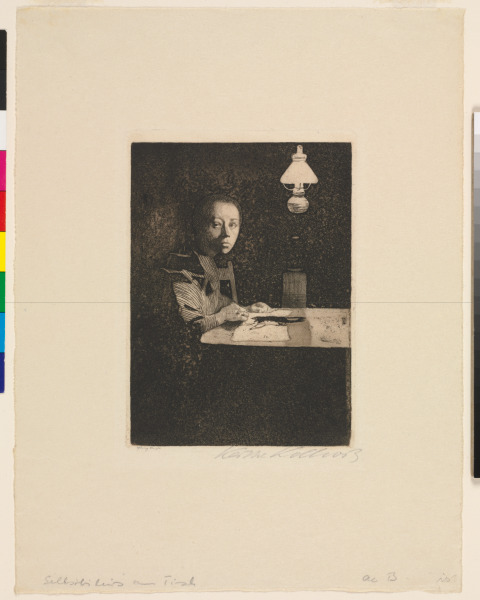 Self-Portrait at a Table