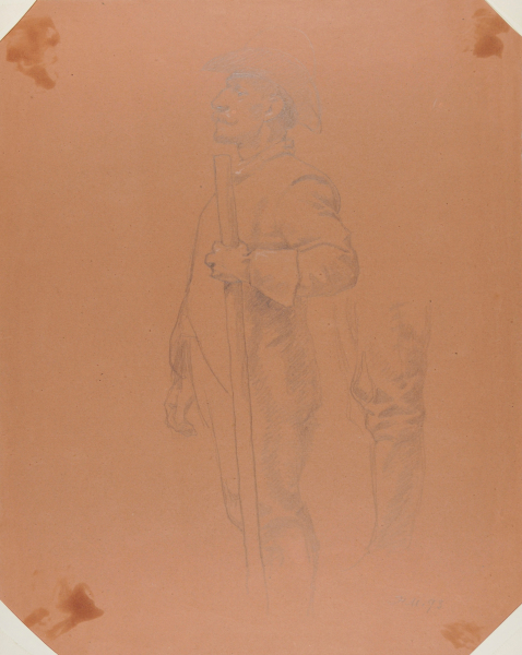 Standing Male Figure.