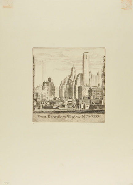 FROM KNOEDLER'S WINDOW