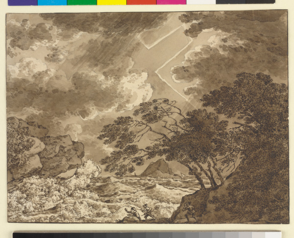 COASTAL LANDSCAPE WITH STORM