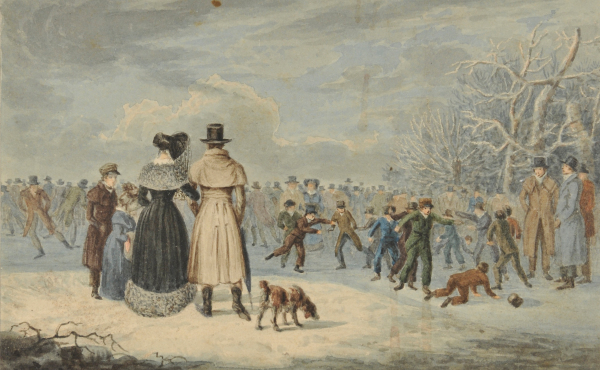 WATCHING THE SKATERS