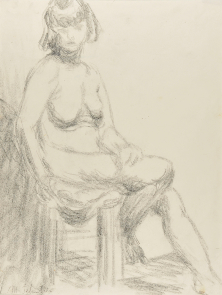 Nude Seated on Stool