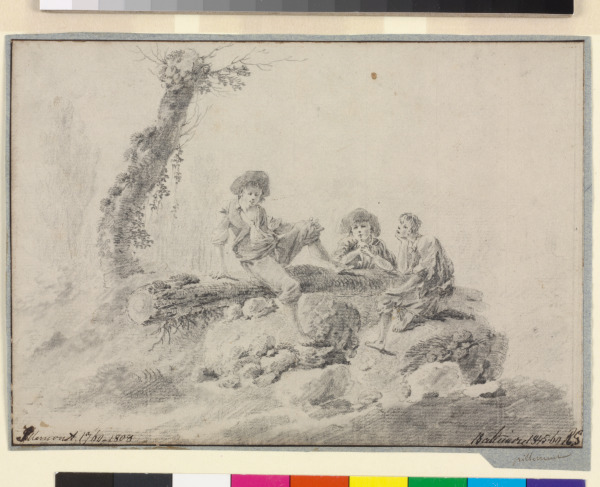 Three Boys in a Landscape
