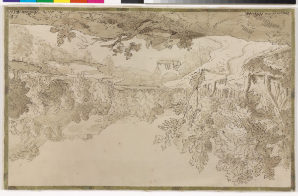 Landscape with a Boat on a Lake