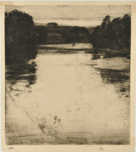 AFTER-GLOW (OR EVENING) ON THE FINDHORN