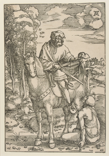 ST. MARTIN DIVIDING HIS CLOAK WITH THE BEGGAR
