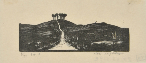 Road Through Marsh and Up a Hill