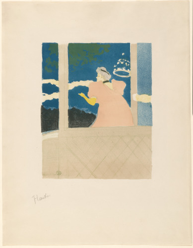 AT THE AMBASSADEURS - SINGER AT THE CAFÉ-CONCERT