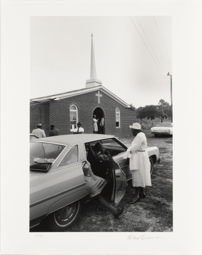 BEFORE SUNDAY EVENING SERVICE, ST. HELENA ISLAND, SOUTH CAROLINA, JUNE 1980