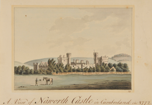 A View of Naworth Castle in Cumberland in 1772