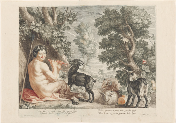 PAN PLAYING THE FLUTE