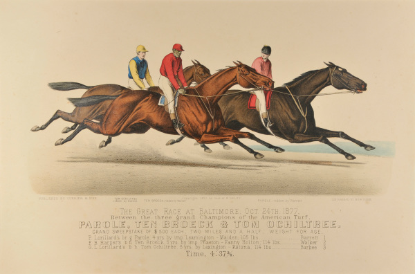 The Great Race at Baltimore, Oct. 24th, 1877