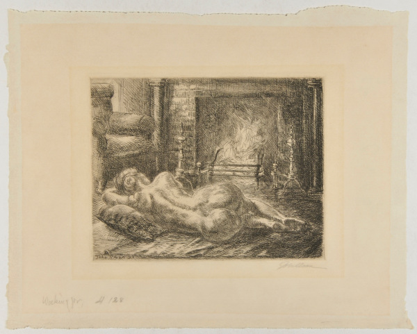 Nude on Hearth
