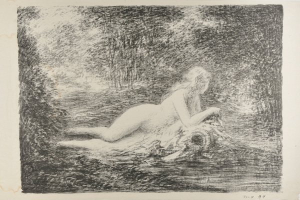 Female Nude in the Woods