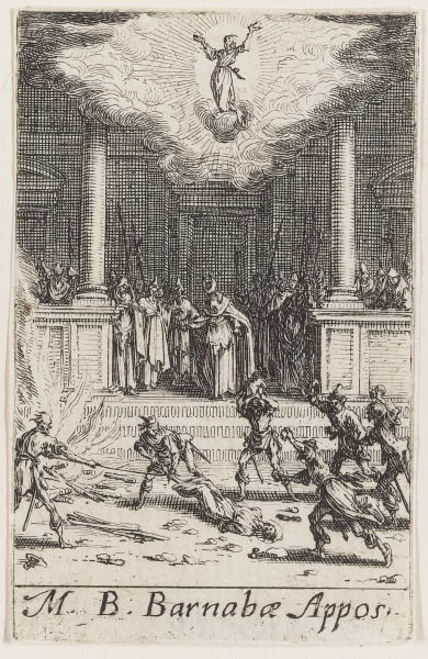 THE MARTYRDOM OF ST. BARNABY