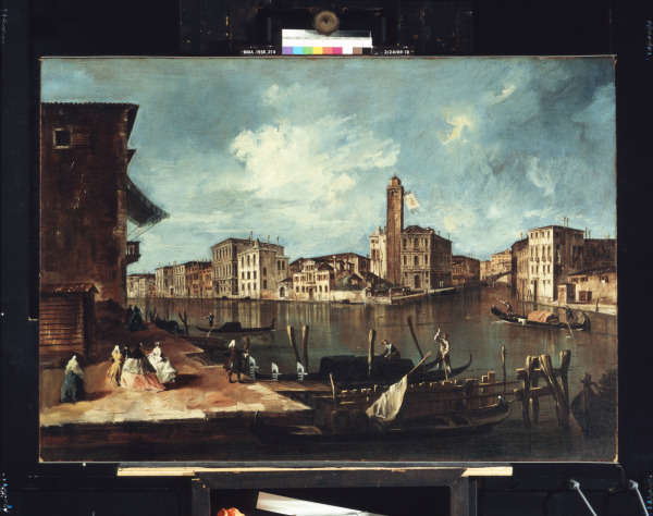 VENICE, THE GRAND CANAL WITH SAN GEREMIA, PALAZZO LABIA, AND THE ENTRANCE TO THE CANNAREGIO