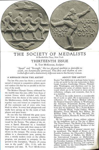 "SPEED AND STRENGTH" MEDAL