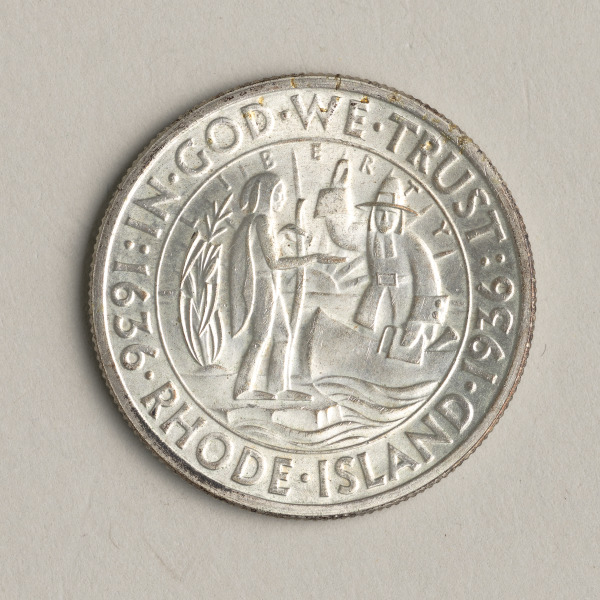 RHODE ISLAND TERCENTENARY HALF DOLLAR