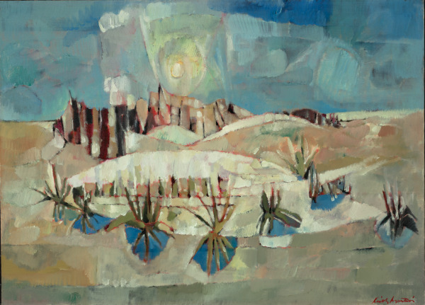 Landscape with White Sands