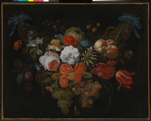GARLAND OF FRUIT AND FLOWERS