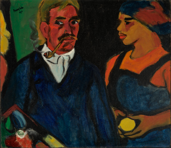 DOUBLE PORTRAIT (SELF-PORTRAIT OF THE ARTIST WITH HIS WIFE)