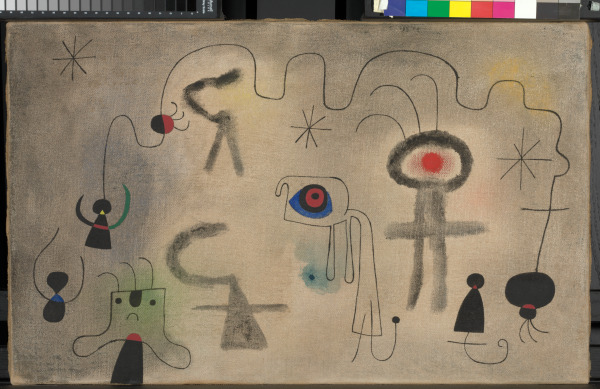 PERSONAGES AND BIRDS IN THE NIGHT