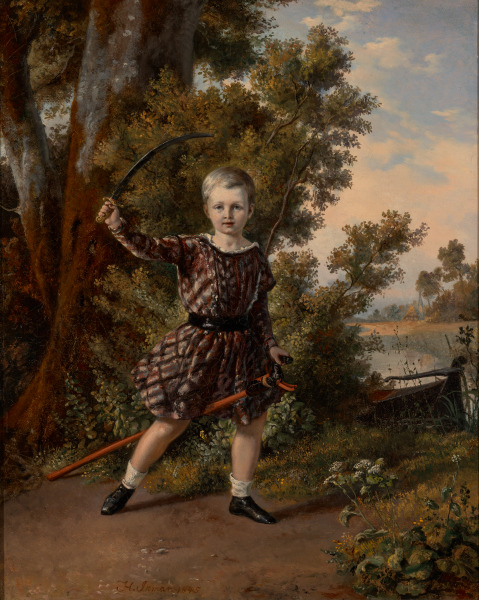 BOY IN A LANDSCAPE