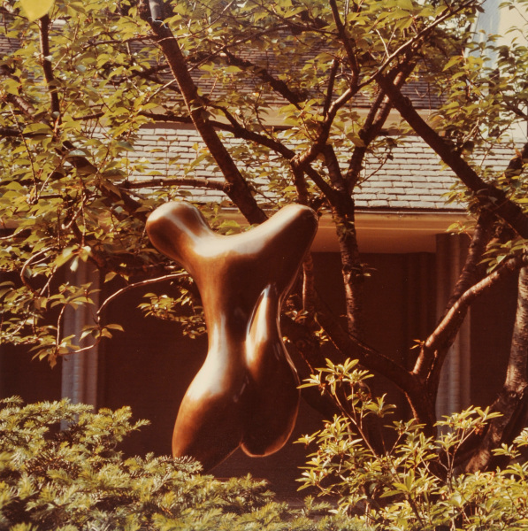 JEAN ARP, TORSO. PHOTOGRAPH TAKEN IN THE WURTZBURGER SCULPTURE GARDEN (ORIGINAL SITE, TIMBERLANE)