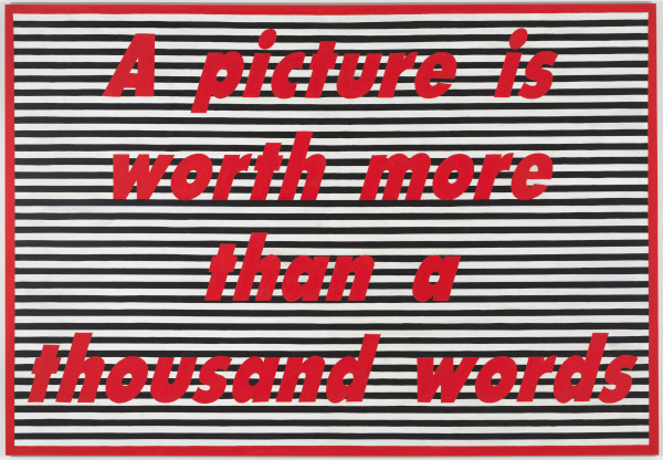 UNTITLED (A PICTURE IS WORTH MORE THAN A THOUSAND WORDS)