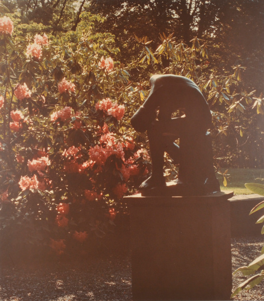 MARCKA, PROMETHEUS BOUND, II. PHOTOGRAPH TAKEN IN THE WURTZBURGER SCULPTURE GARDEN (ORIGINAL SITE, TIMBERLANE)