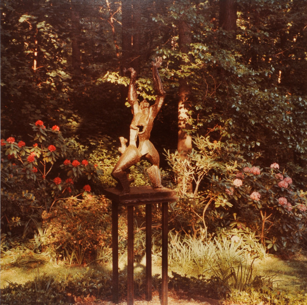 ZADKINE, 'MAY 1940: THE DESTROYED CITY. PHOTOGRAPH TAKEN IN THE WURTZBURGER SCULPTURE GARDEN (ORIGINAL SITE, TIMBERLANE)