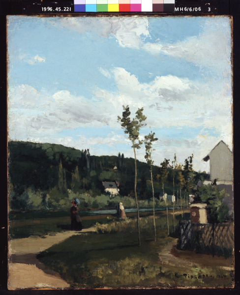STROLLERS ON A COUNTRY ROAD, LA VARENNE-SAINT-HILAIRE