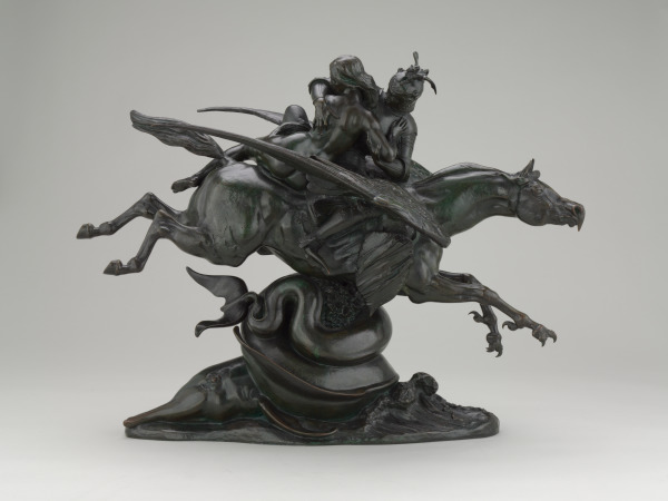 ROGER AND ANGELICA BORNE BY THE HIPPOGRIFF