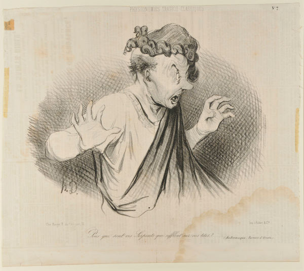 FOR WHOM ARE THESE SERPENTS, WHISTLING AROUND YOUR HEAD? (ANDROMAQUE - FUREURS D'ORESTE).