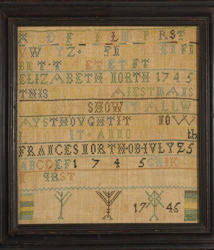 Mourning Sampler for Frances North