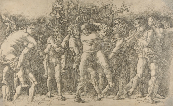 Bacchanallian Group with Silenus