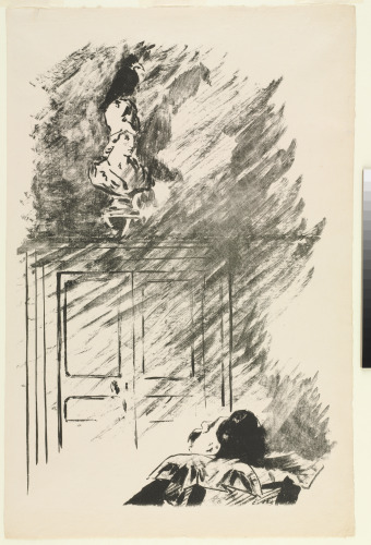 PERCHED UPON A BUST OF PALLAS (RAVEN ON THE BUST)