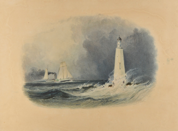 Cleveland Lighthouse on the Lake Erie