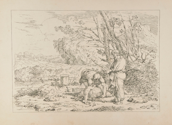 TOBIAS BURYING A DEAD MAN