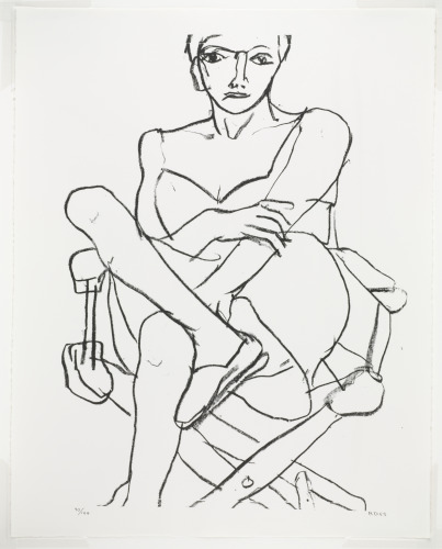 Seated Woman in Chemise