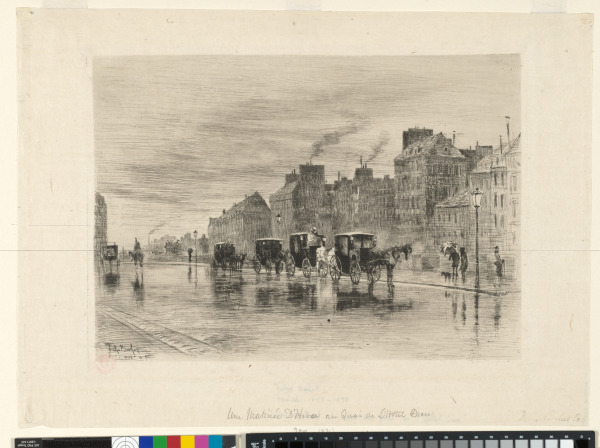 WINTER MORNING ON THE QUAI DE L'HÔTEL-DIEU